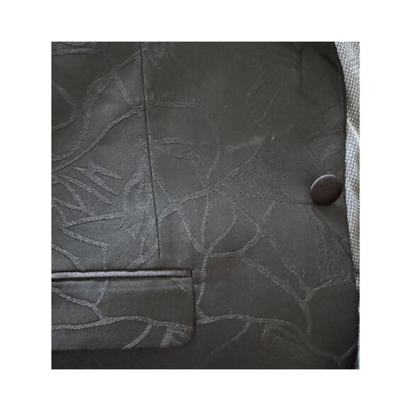 Maenza Black Jacquard Tux Dinner Jacket XS 34 - Picture 3 of 6